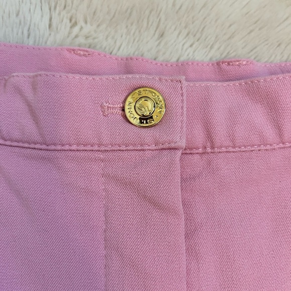 ST. JOHN Sport Essentials | Cotton Blend Pink Sport High Rise Pants Size 4 - Picture 6 of 13